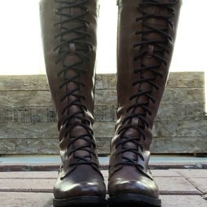 Melissa Tall Lace Up Frye Boot